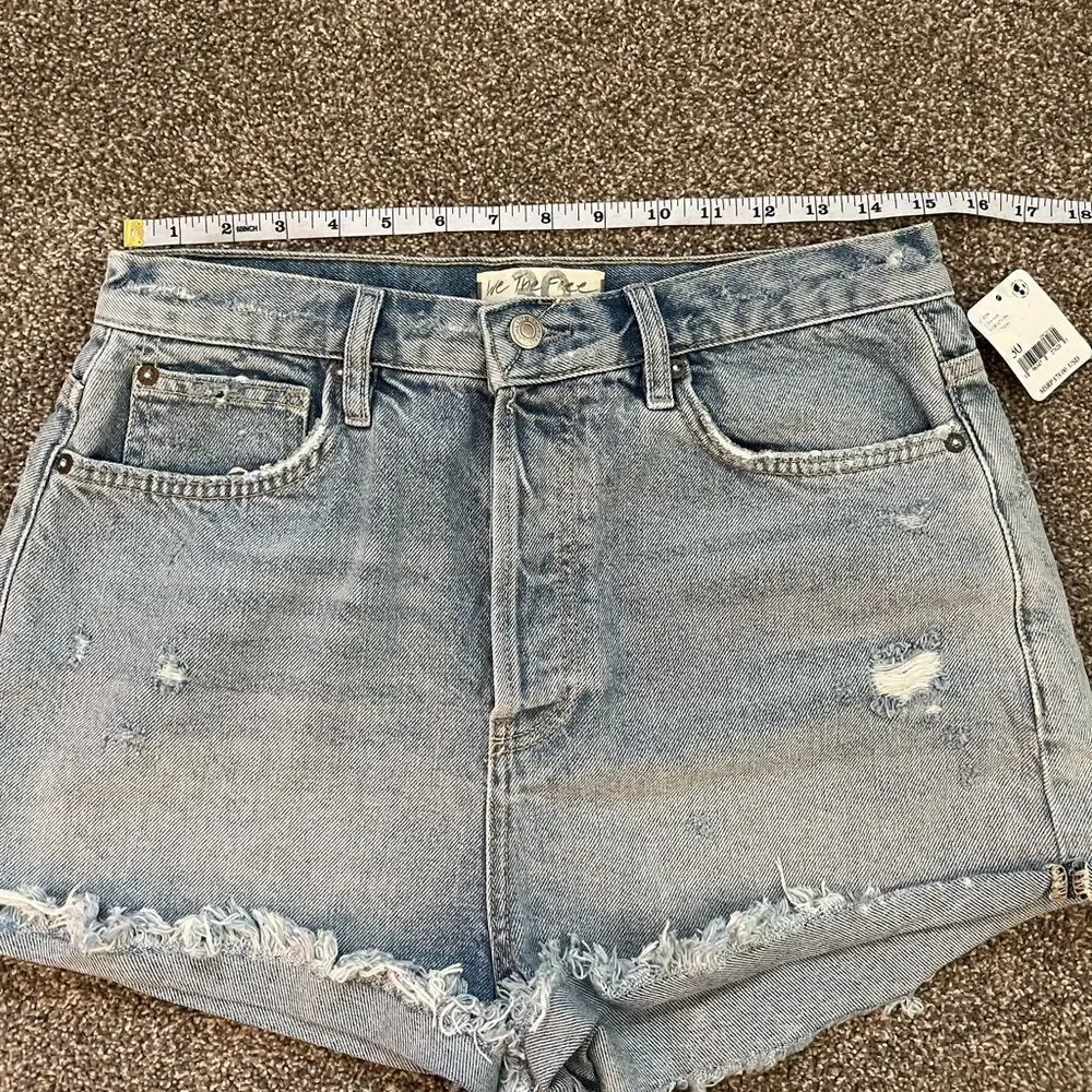 Free People Fox Trott‎ Denim Shorts